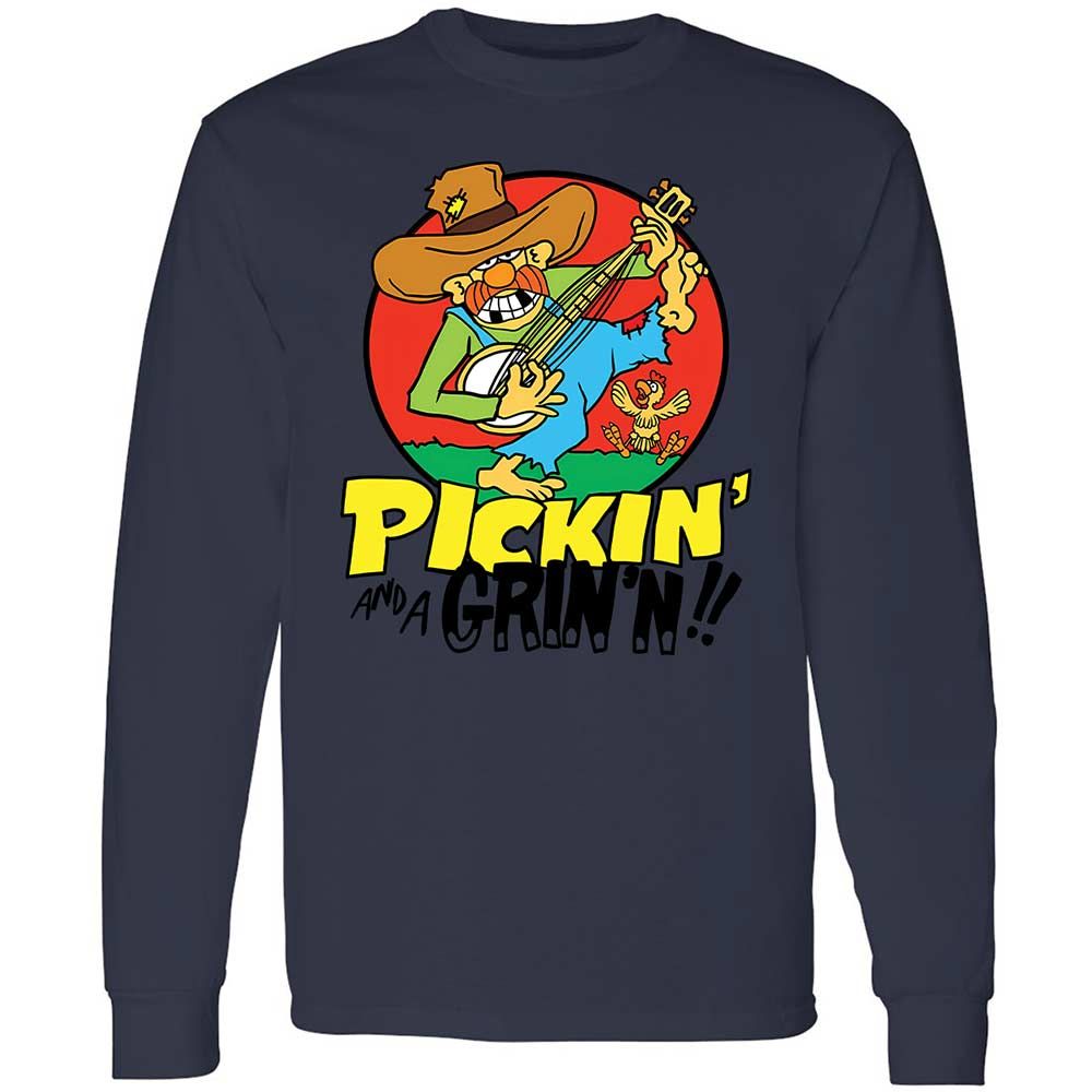 Pickin' and a Grinnin - Navy - 13