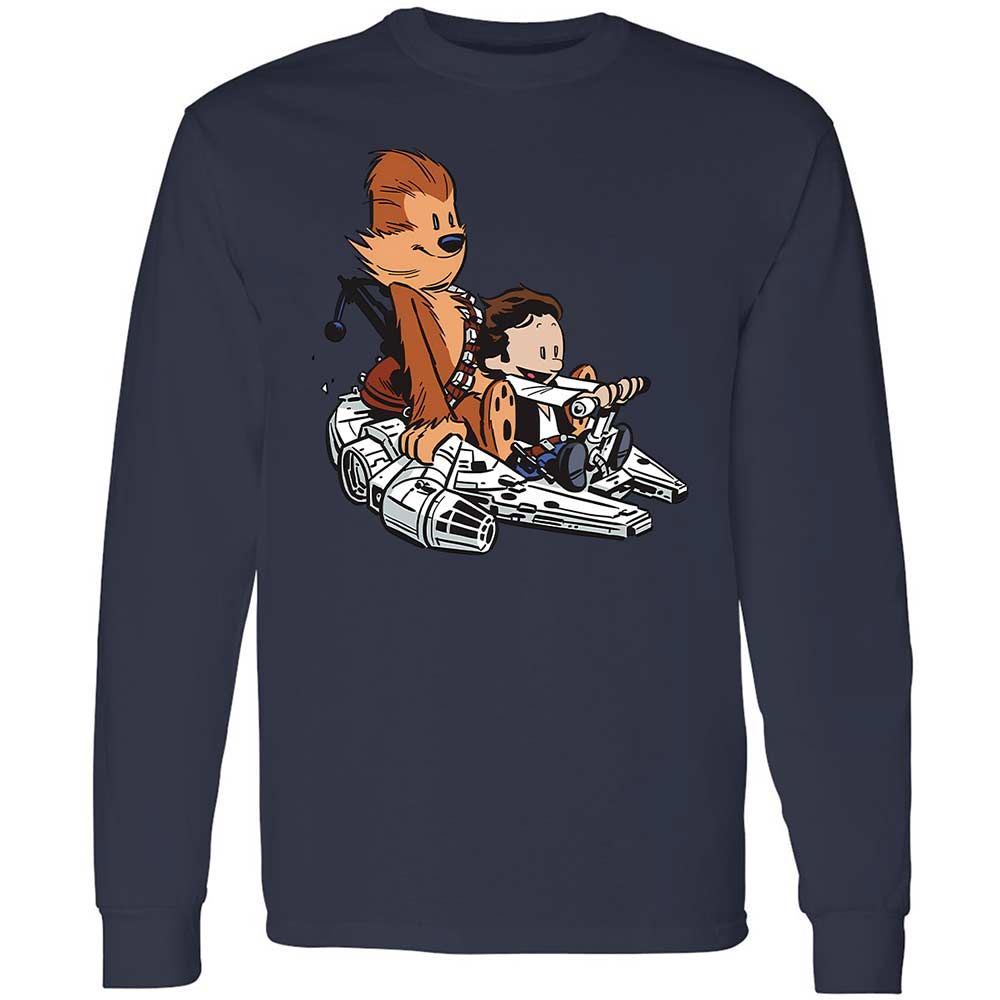 Han and Chewie - Navy - 13