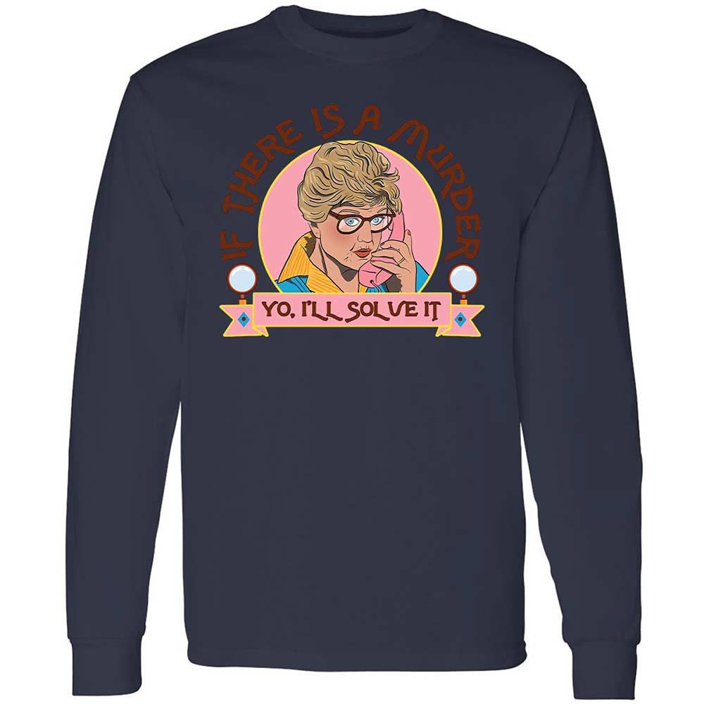 Long Sleeve T-Shirt - GBRQMV87 - Navy - 13