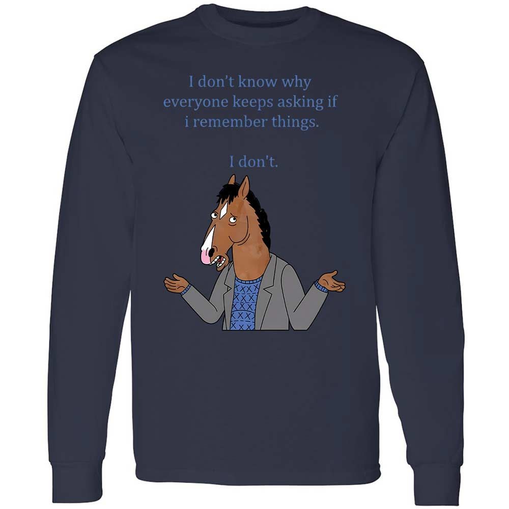 Long Sleeve T-Shirt - MCT7BL5B - Navy - 13