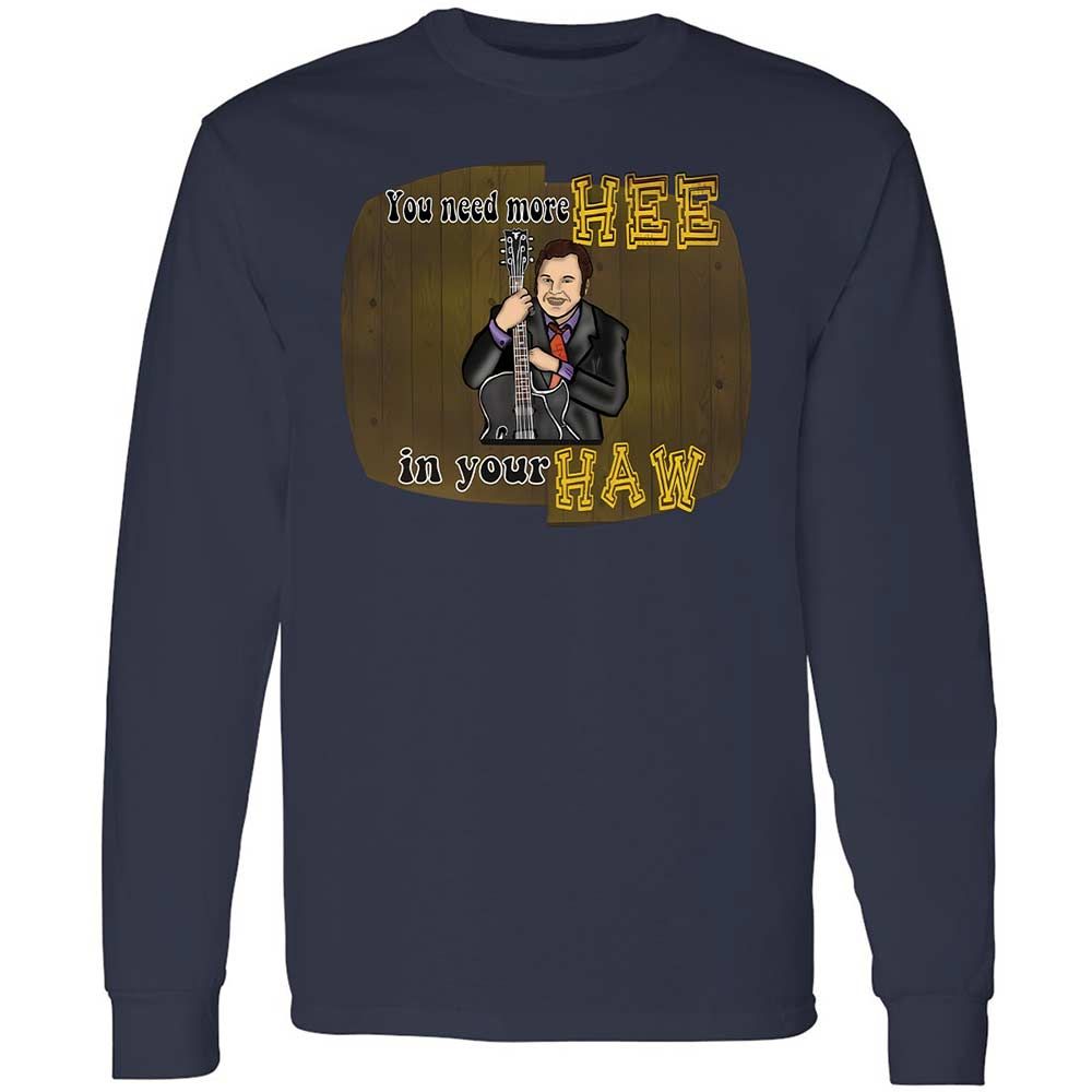 Long Sleeve T-Shirt - QY75RVZQ - Navy - 13