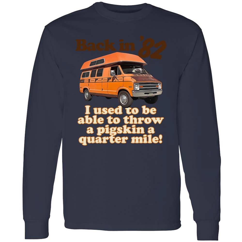 Long Sleeve T-Shirt - HDJG35UD - Navy - 13