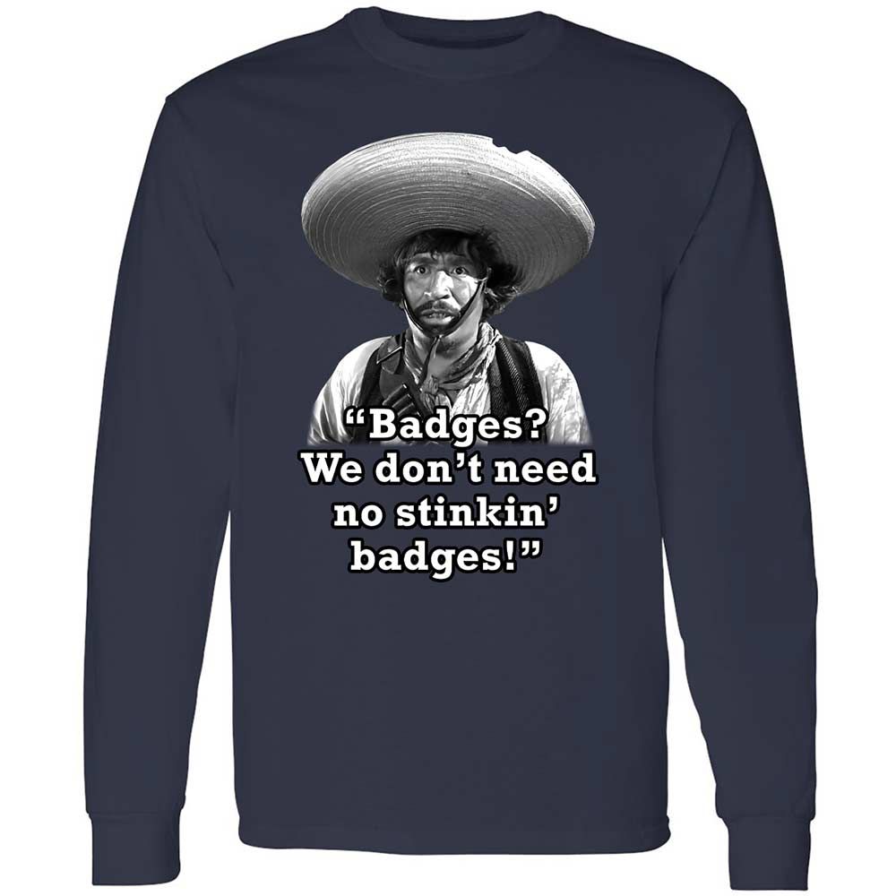 We don't need no stinkin' badges - Navy - 13