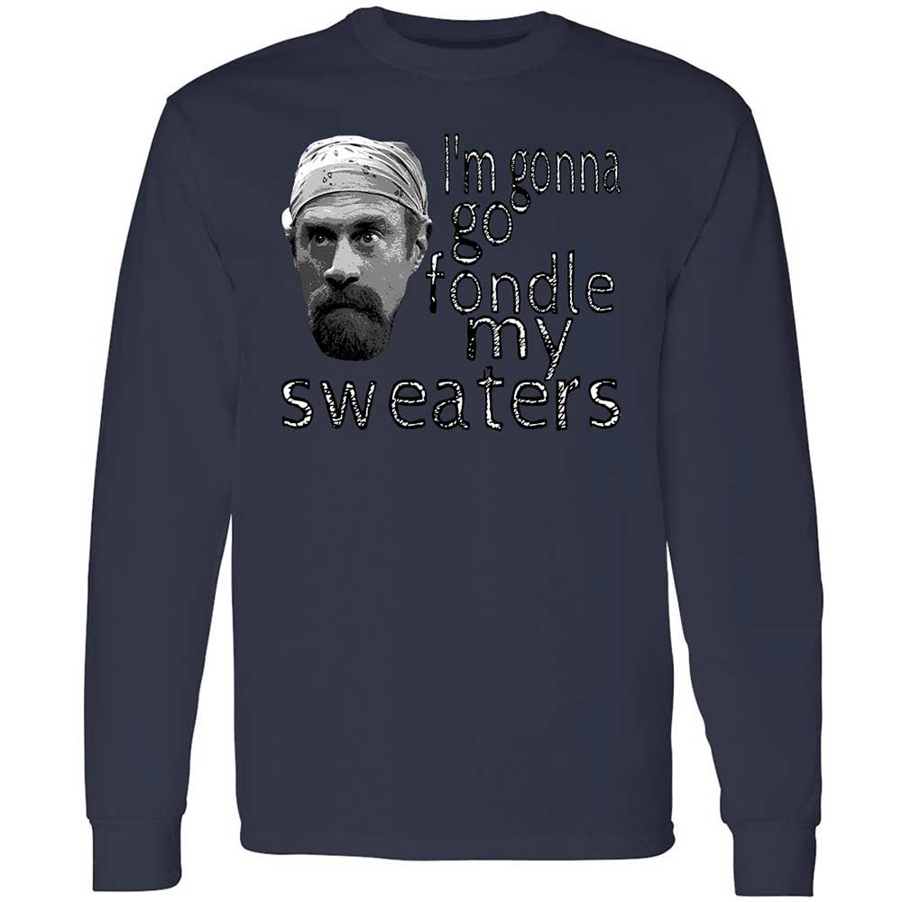 Fondle my sweaters - Navy - 13