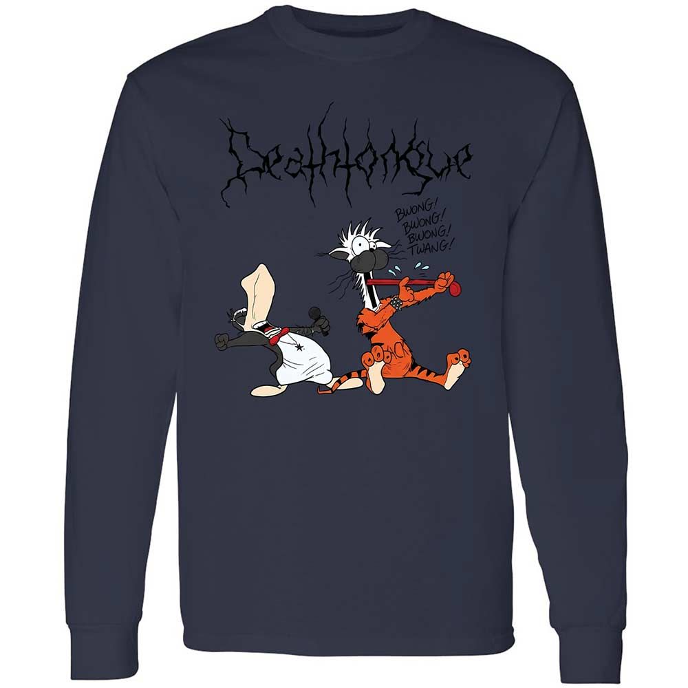 Long Sleeve T-Shirt - T8KKJ5UF - Navy - 13