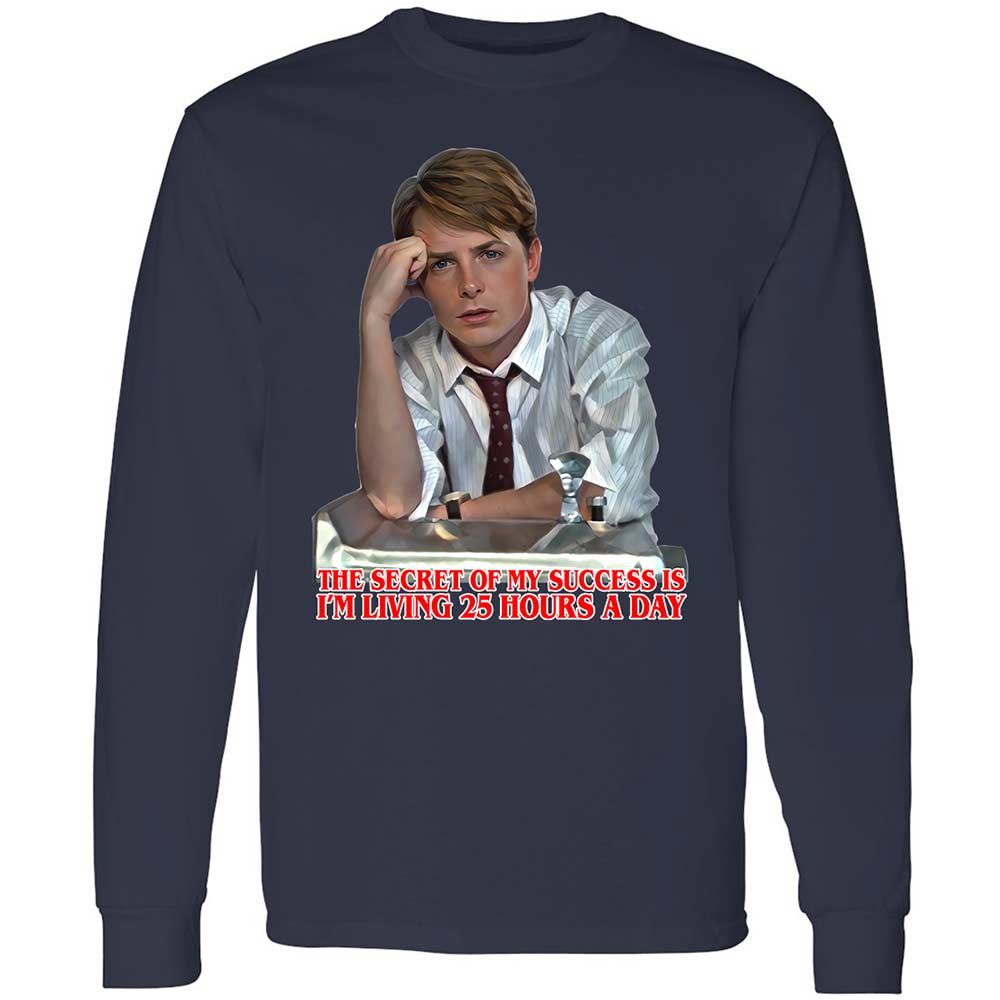 Long Sleeve T-Shirt - 5G84WDS9 - Navy - 13