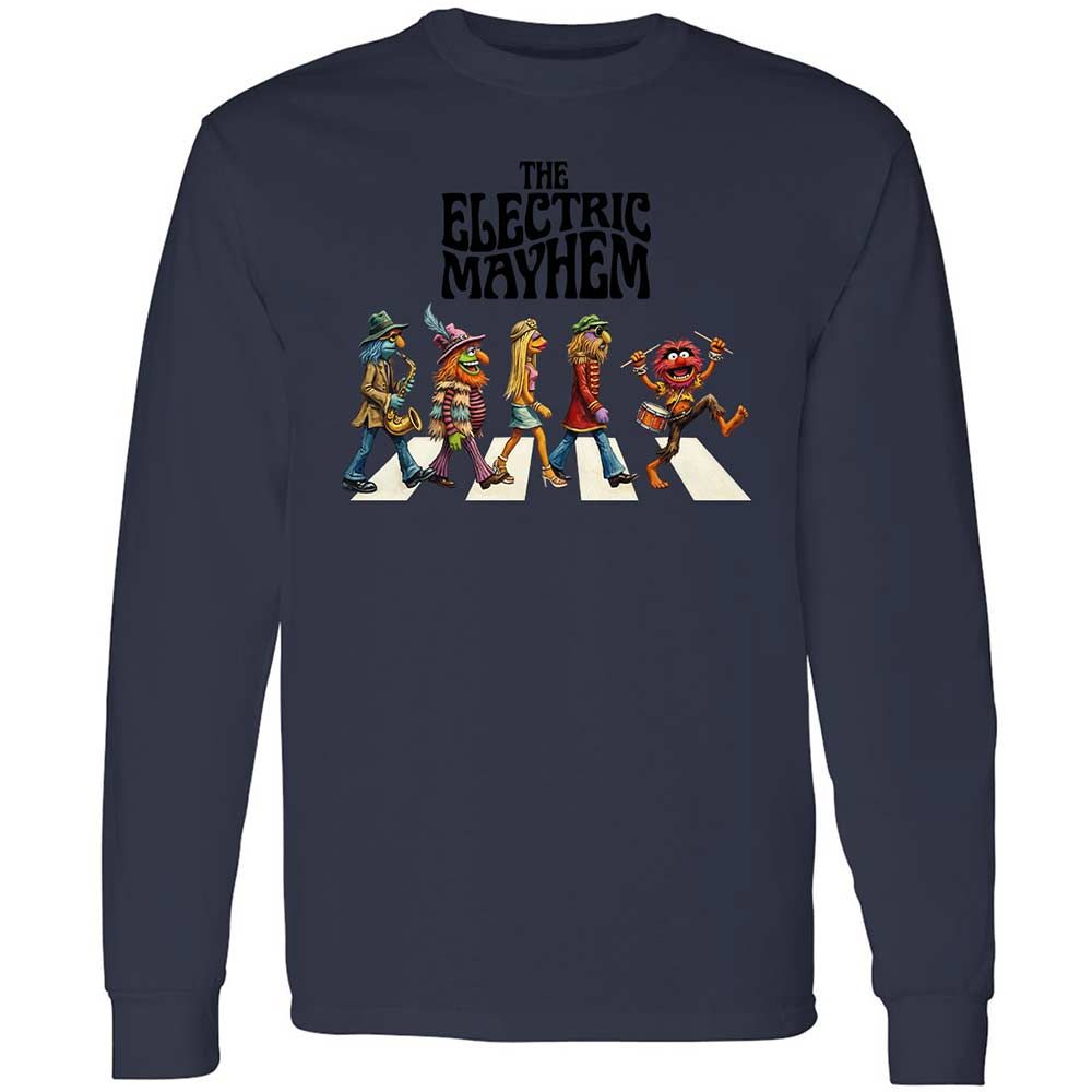 Long Sleeve T-Shirt - E372YMD7 - Navy - 13