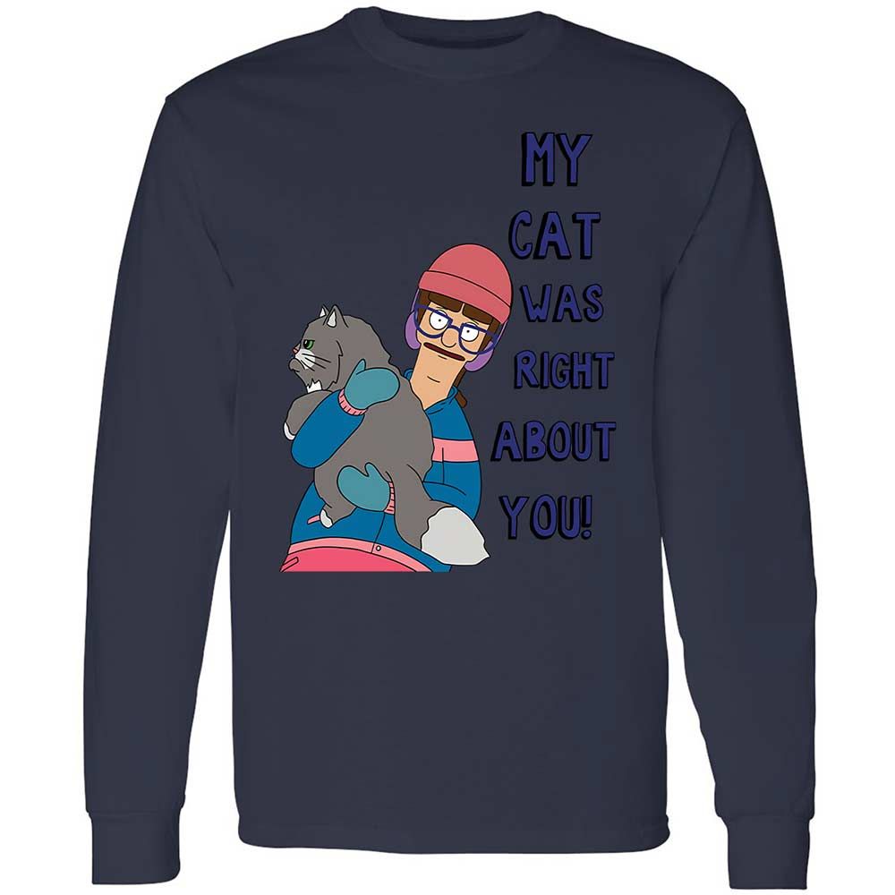 Long Sleeve T-Shirt - D33C5FZR - Navy - 13