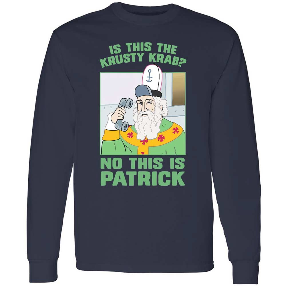 Long Sleeve T-Shirt - SQJR8M9R - Navy - 13