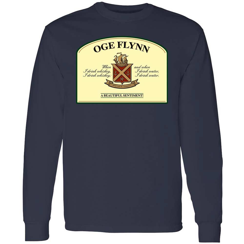 When I drink whiskey, when I drink water - Navy - 13