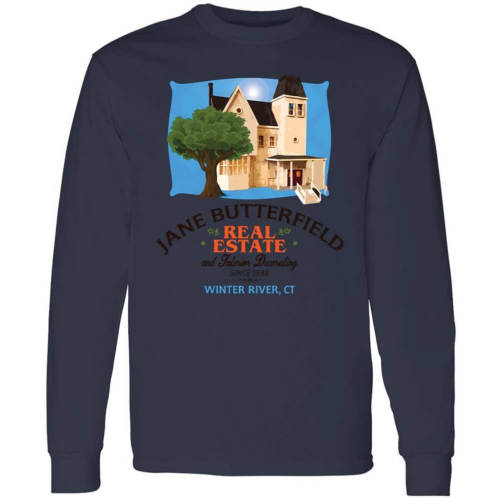 Long Sleeve T-Shirt - W2EN1JQ6 - Navy - 13