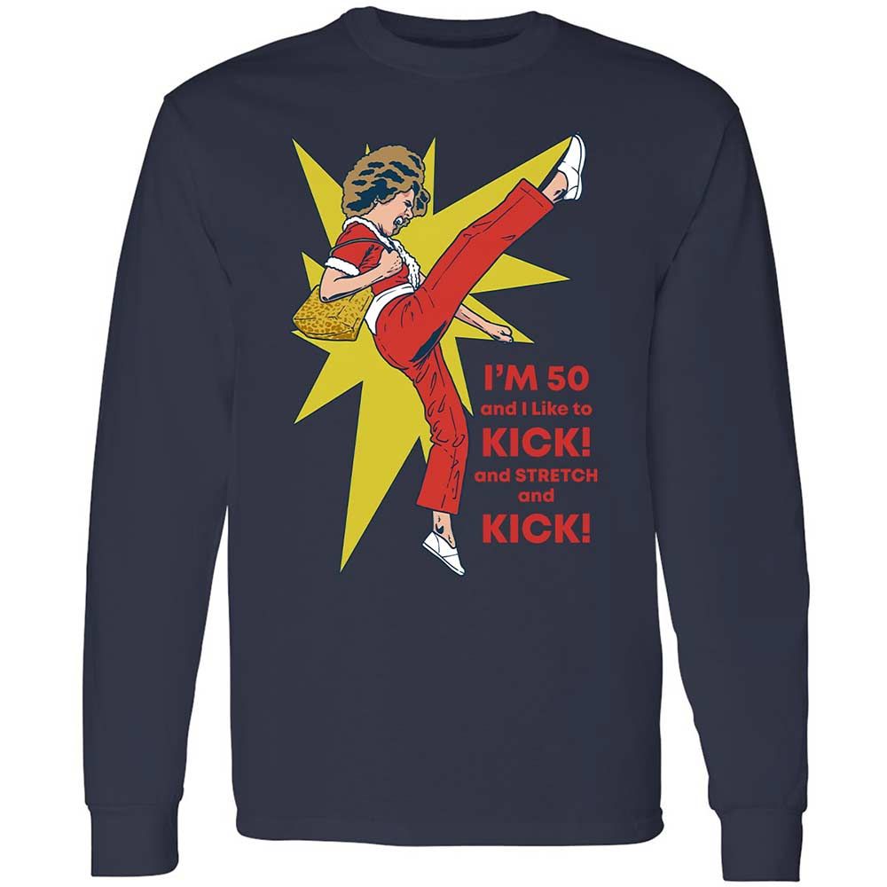 Long Sleeve T-Shirt - WKL347E9 - Navy - 13