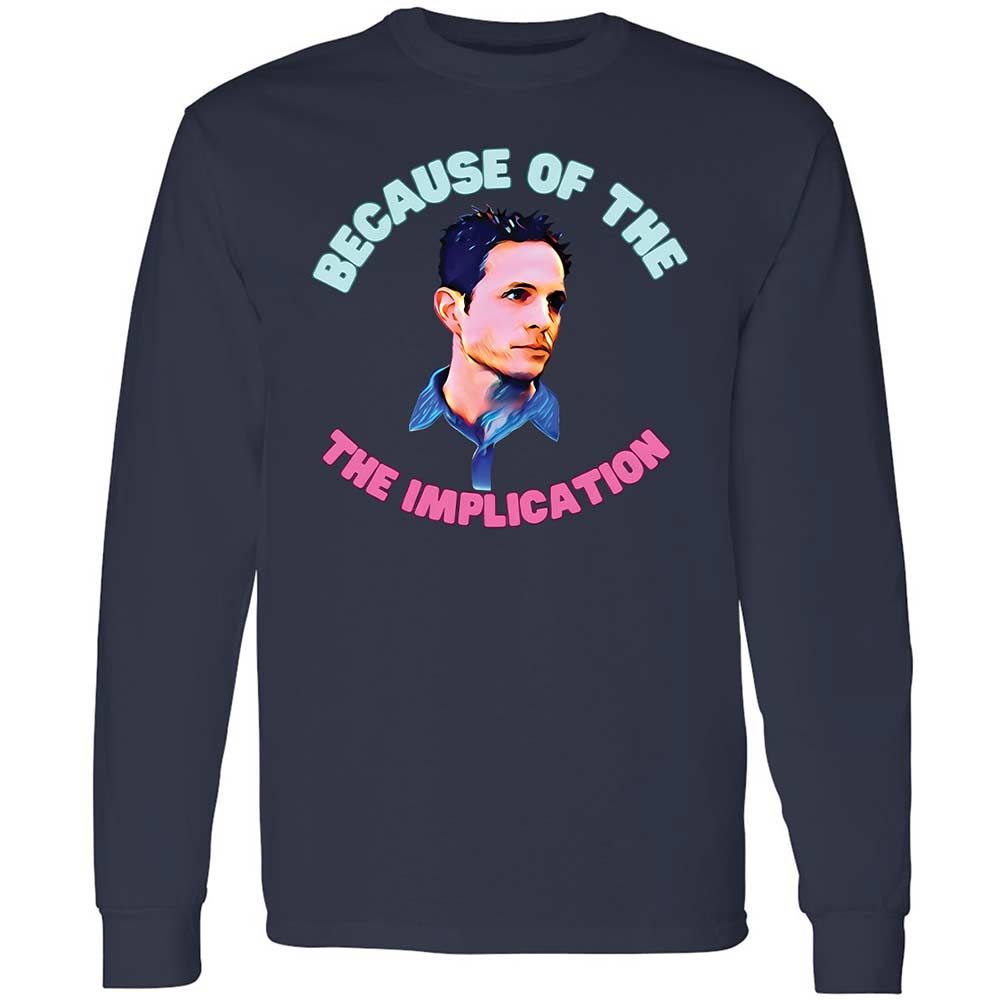 Long Sleeve T-Shirt - VUVVL2HC - Navy - 13