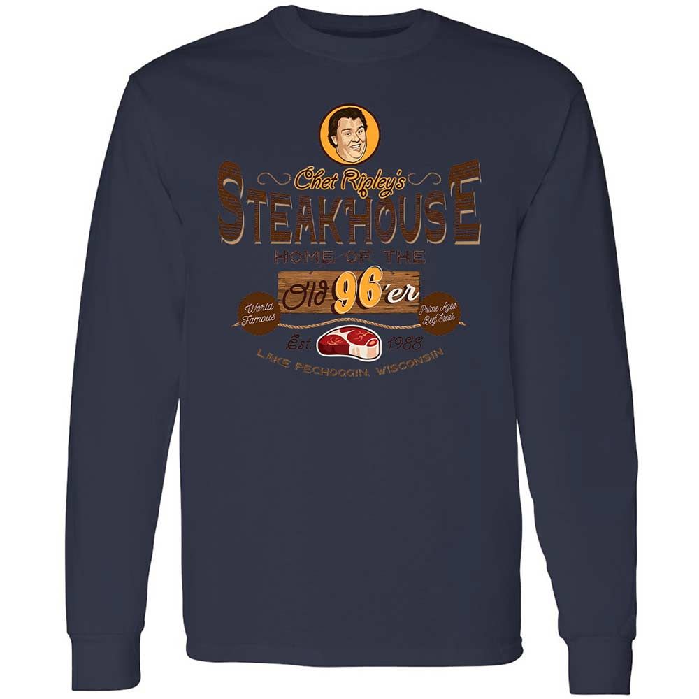 Long Sleeve T-Shirt - 8N3JBEYT - Navy - 13