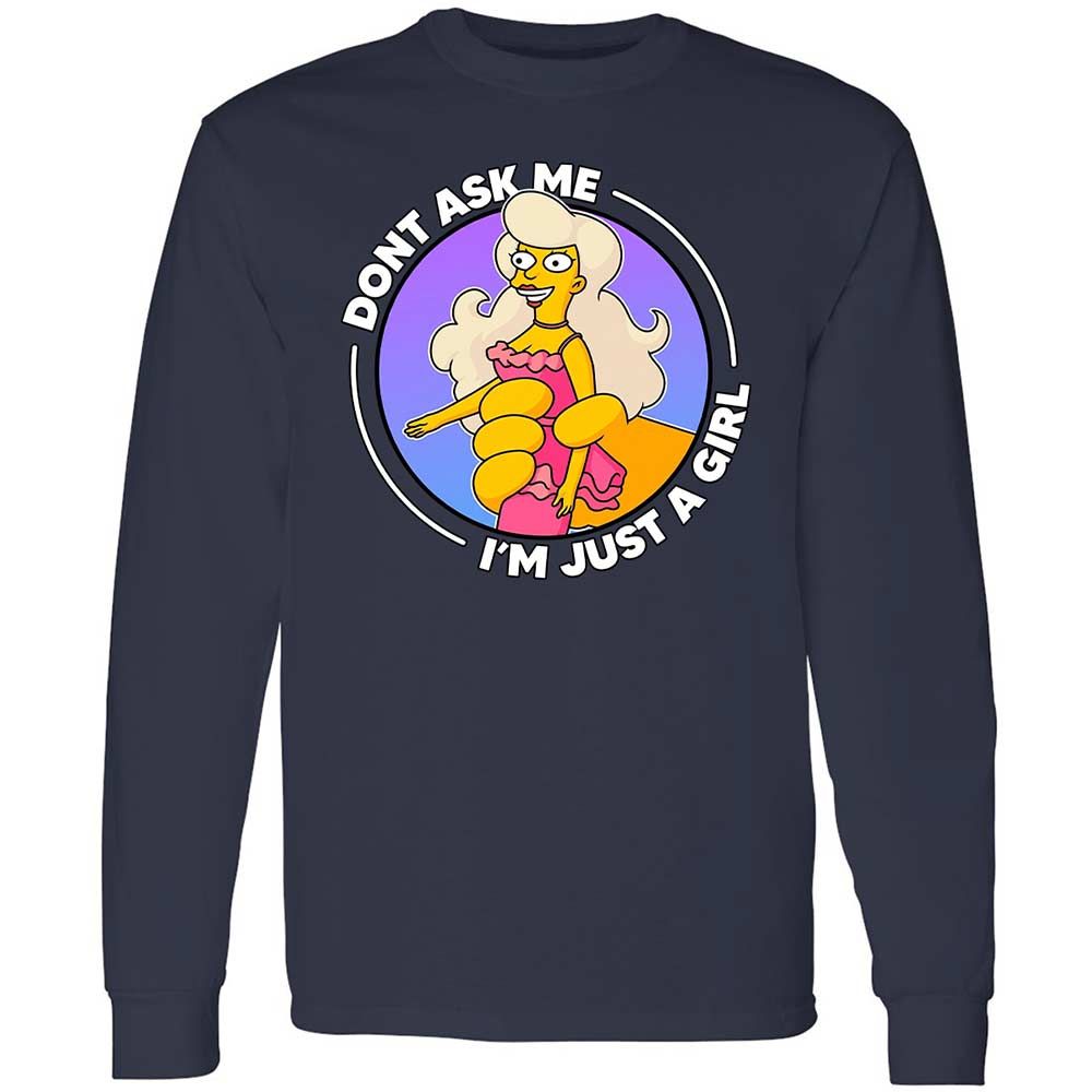 Don't Ask Me I'm Just A Girl - Navy - 13
