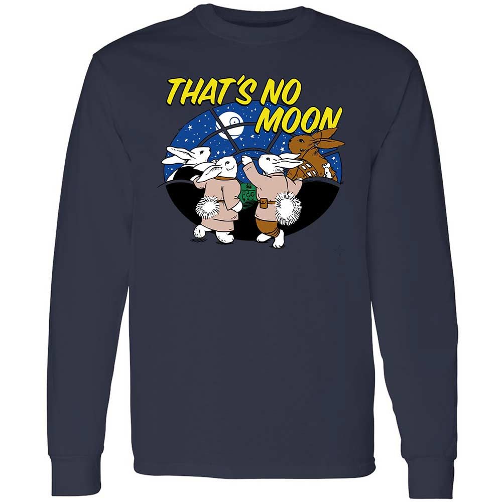 Long Sleeve T-Shirt - White - Navy - 13