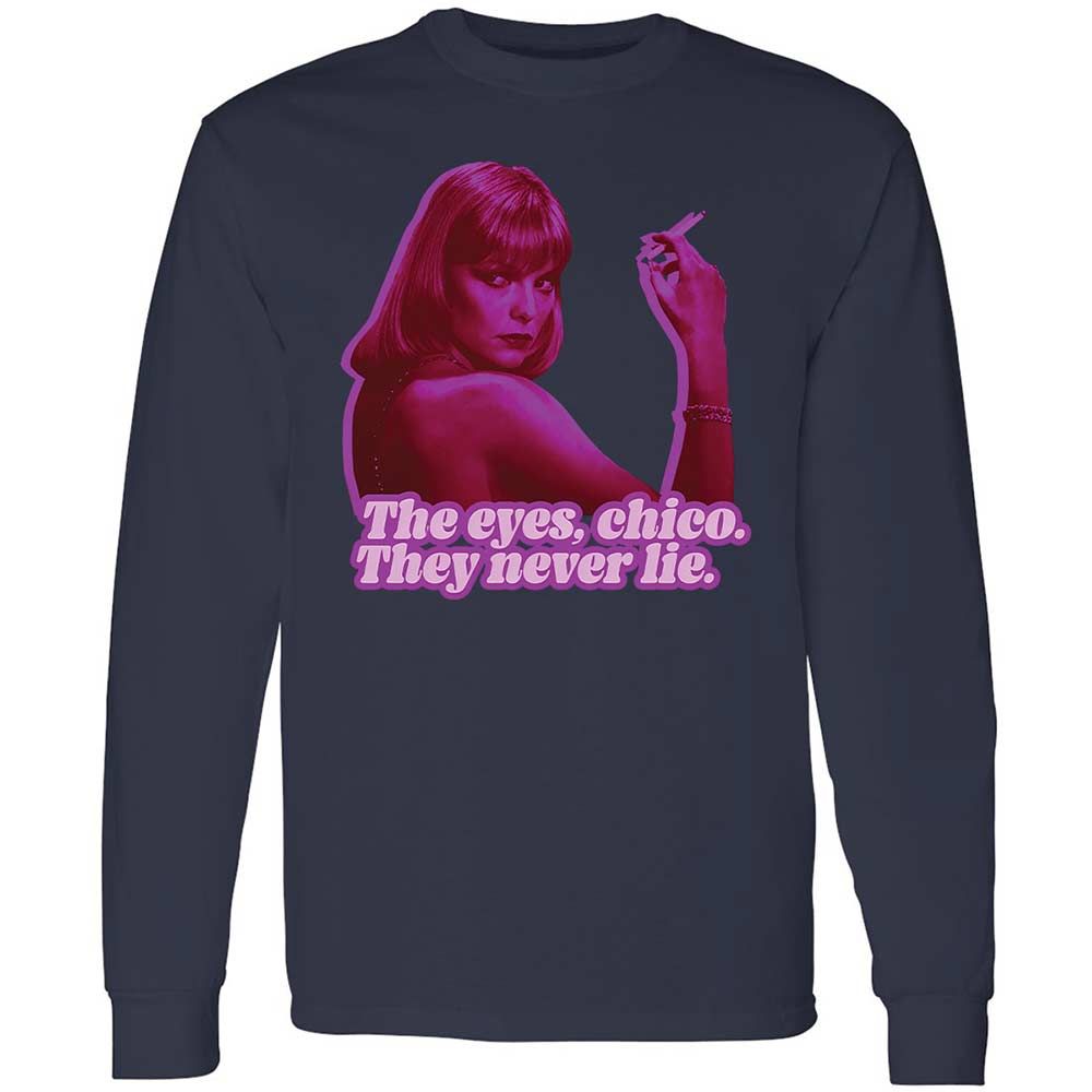 Long Sleeve T-Shirt - KZ3UFQFC - Navy - 13