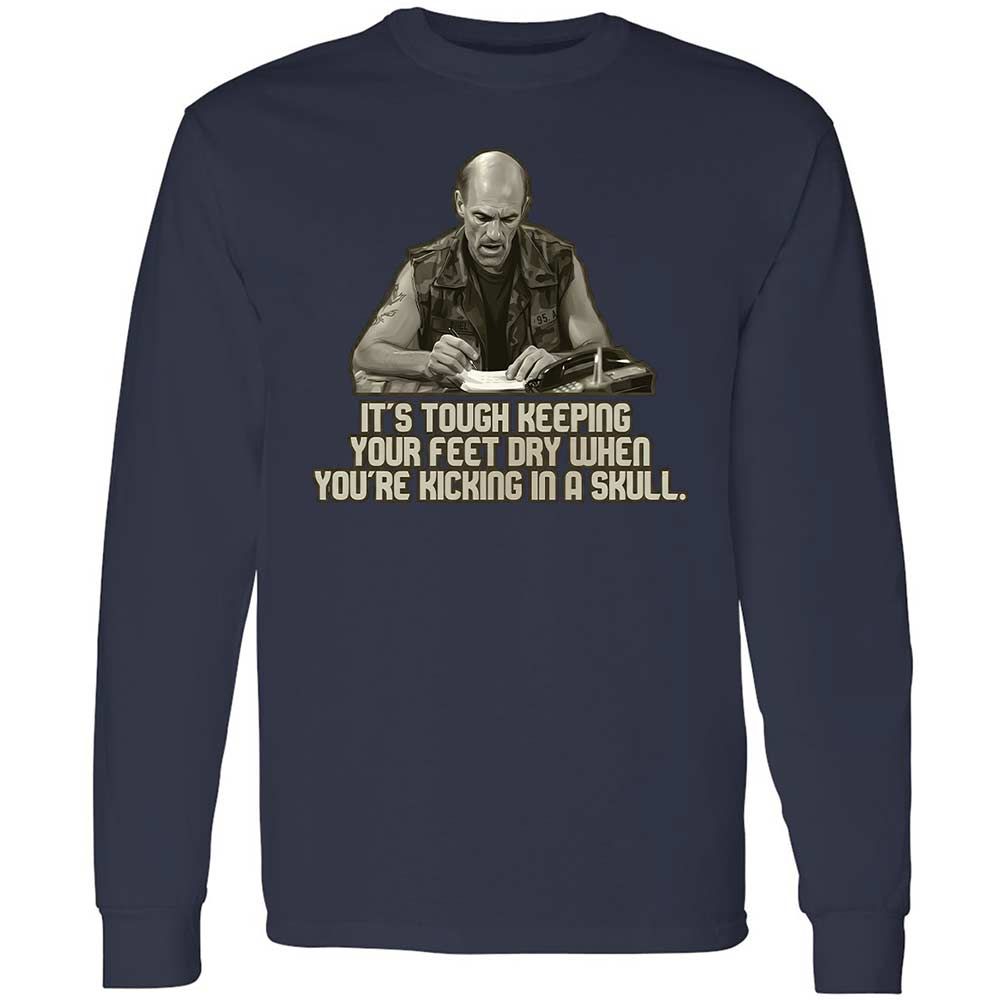 Long Sleeve T-Shirt - 3MAK9C4S - Navy - 13