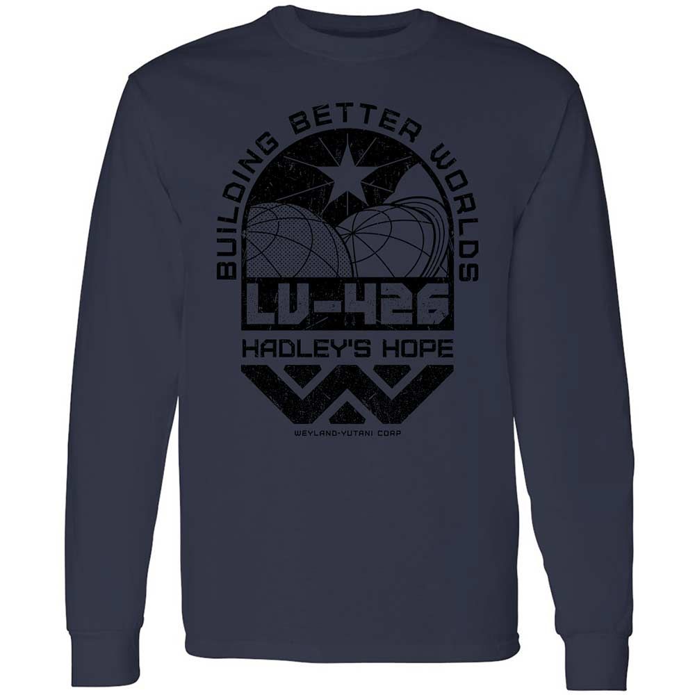 Long Sleeve T-Shirt - NHFJKE58 - Navy - 13