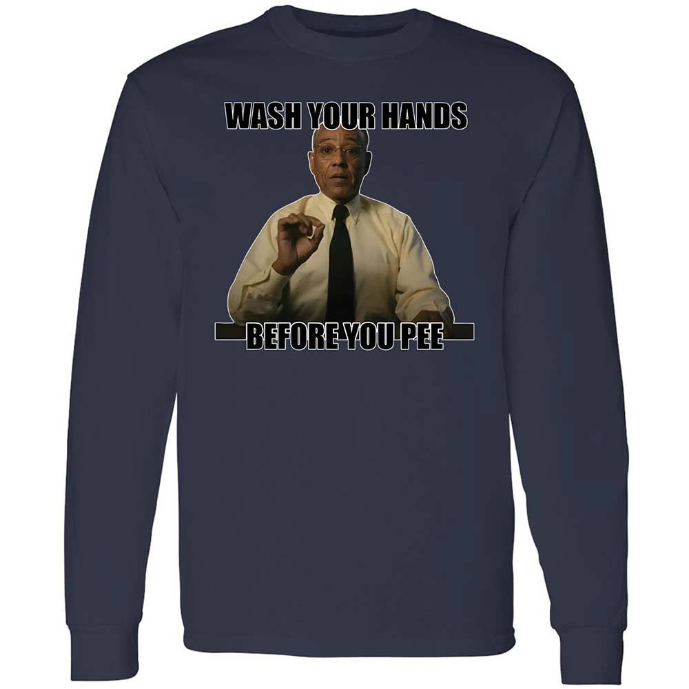 Long Sleeve T-Shirt - 1TYQW8LG - Navy - 13