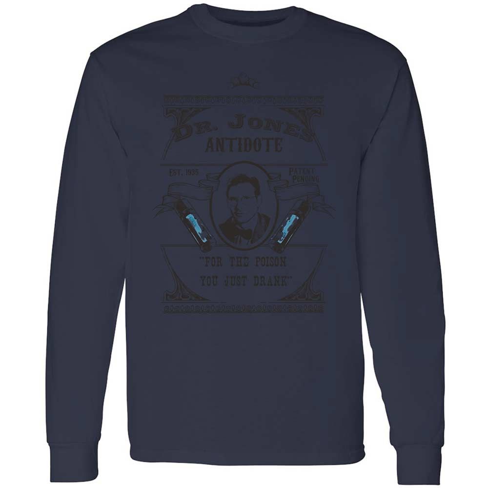 Long Sleeve T-Shirt - X5BF7B7D - Navy - 13