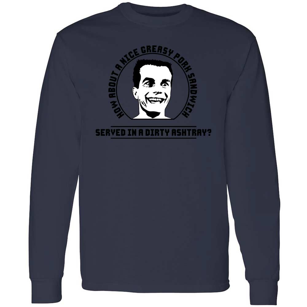 Long Sleeve T-Shirt - MZQAFLLB - Navy - 13