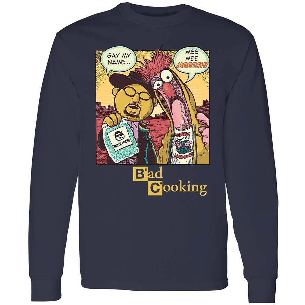 Long Sleeve T-Shirt - DKHZLXDK - Navy - 13