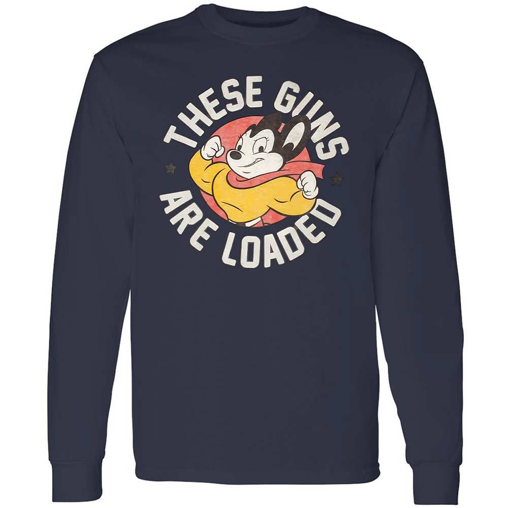 Long Sleeve T-Shirt - TNYGK58H - Navy - 13