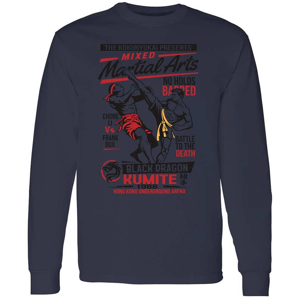 Long Sleeve T-Shirt - 8EVVDK17 - Navy - 13