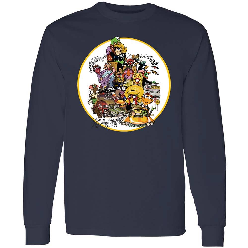 Muppet Graffiti - Navy - 13