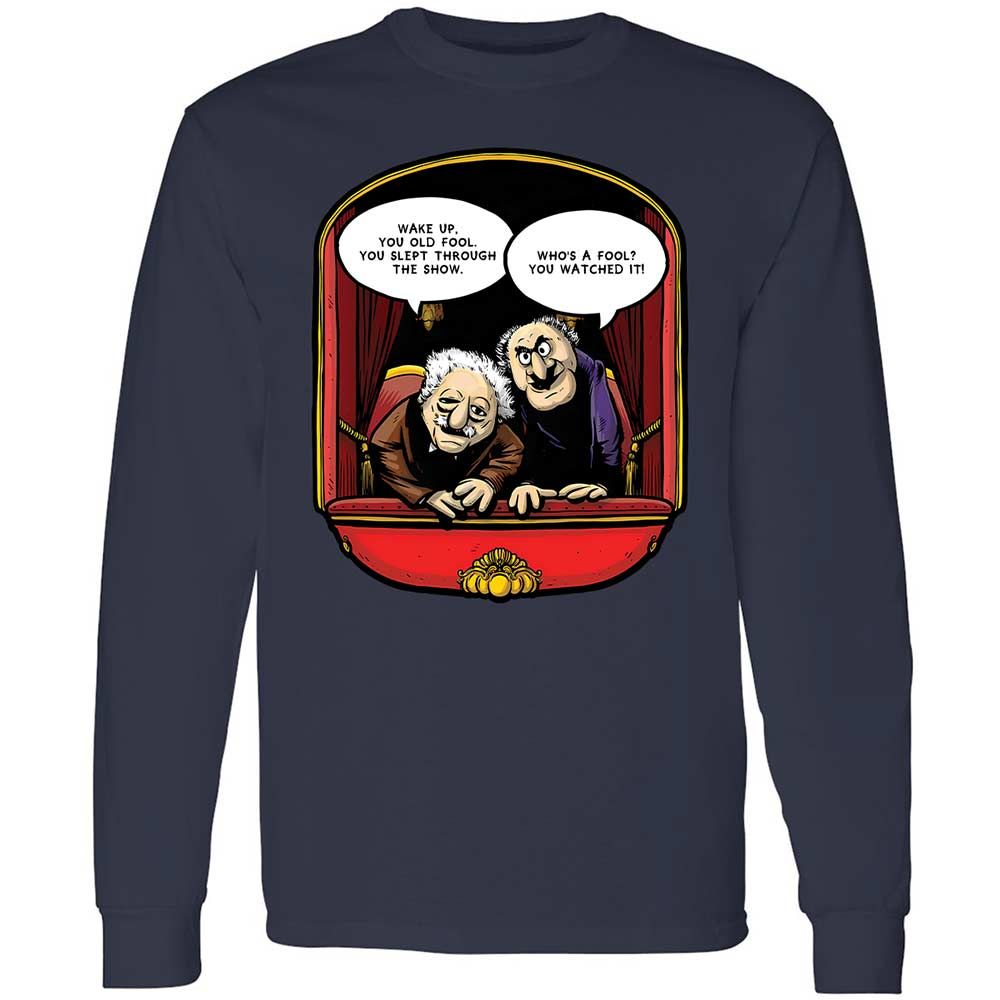 Statler and Waldorf (Wake Up) - Navy - 13
