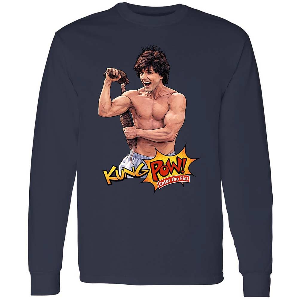 Long Sleeve T-Shirt - TFX38QZ1 - Navy - 13