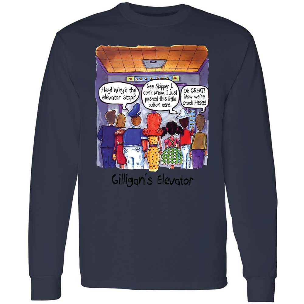 Long Sleeve T-Shirt - XKXZQP6R - Navy - 13
