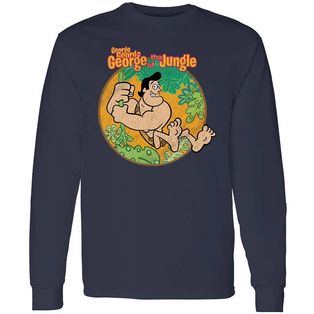 Long Sleeve T-Shirt - UQYC6GGG - Navy - 13