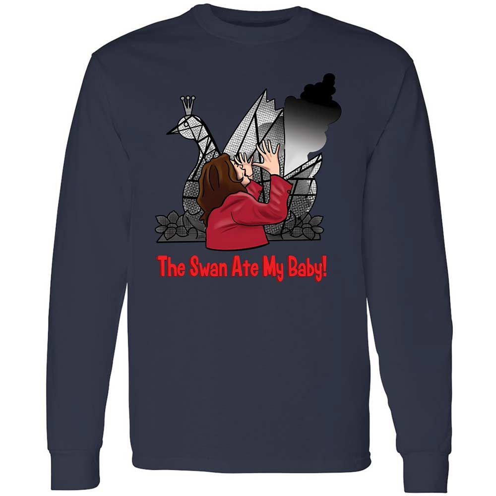 The Swan Ate My Baby - Navy - 13