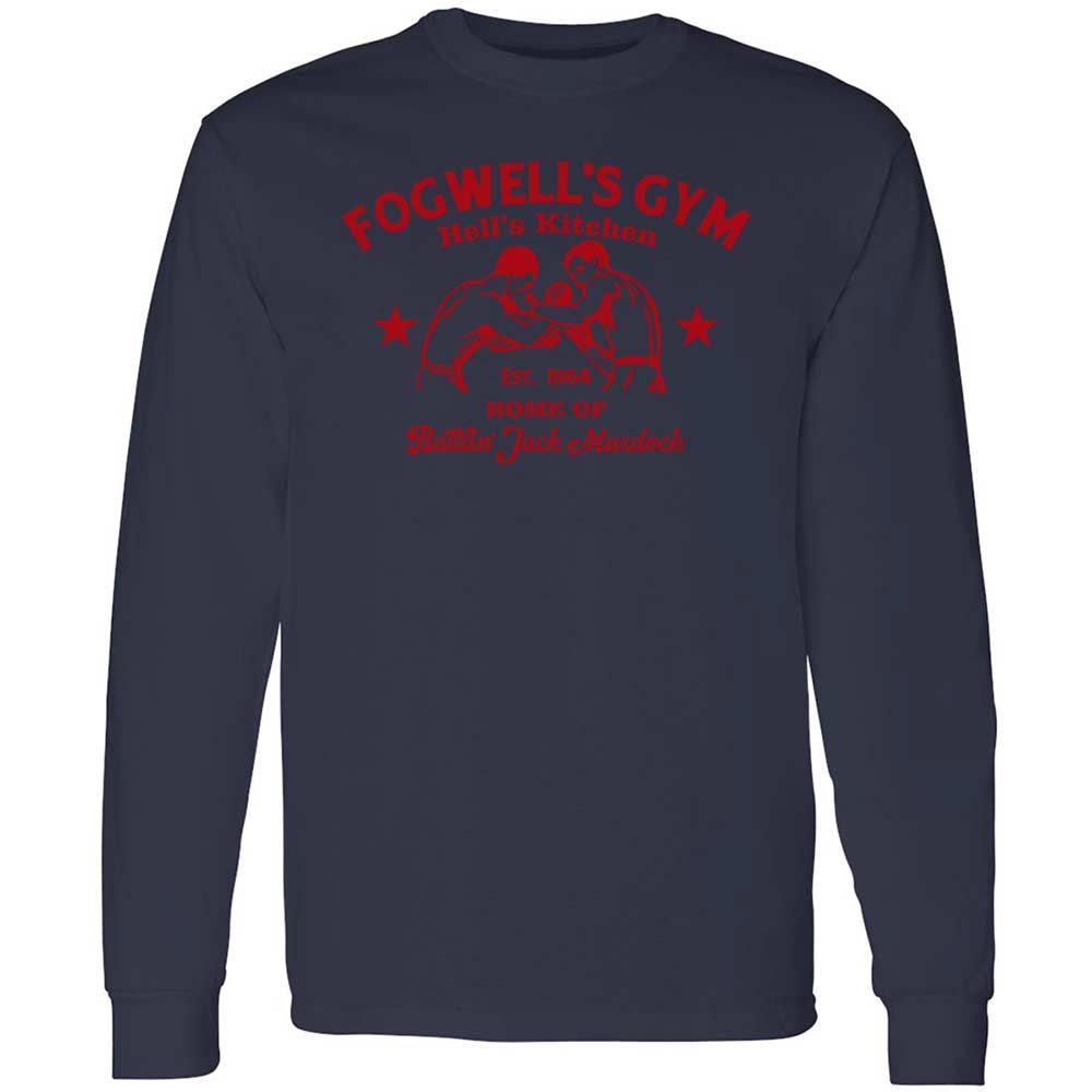 Long Sleeve T-Shirt - L5QBLPLQ - Navy - 13