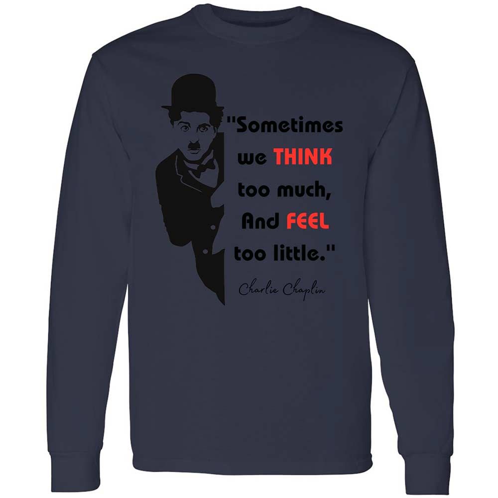 Sometimes we think too much - Navy - 13