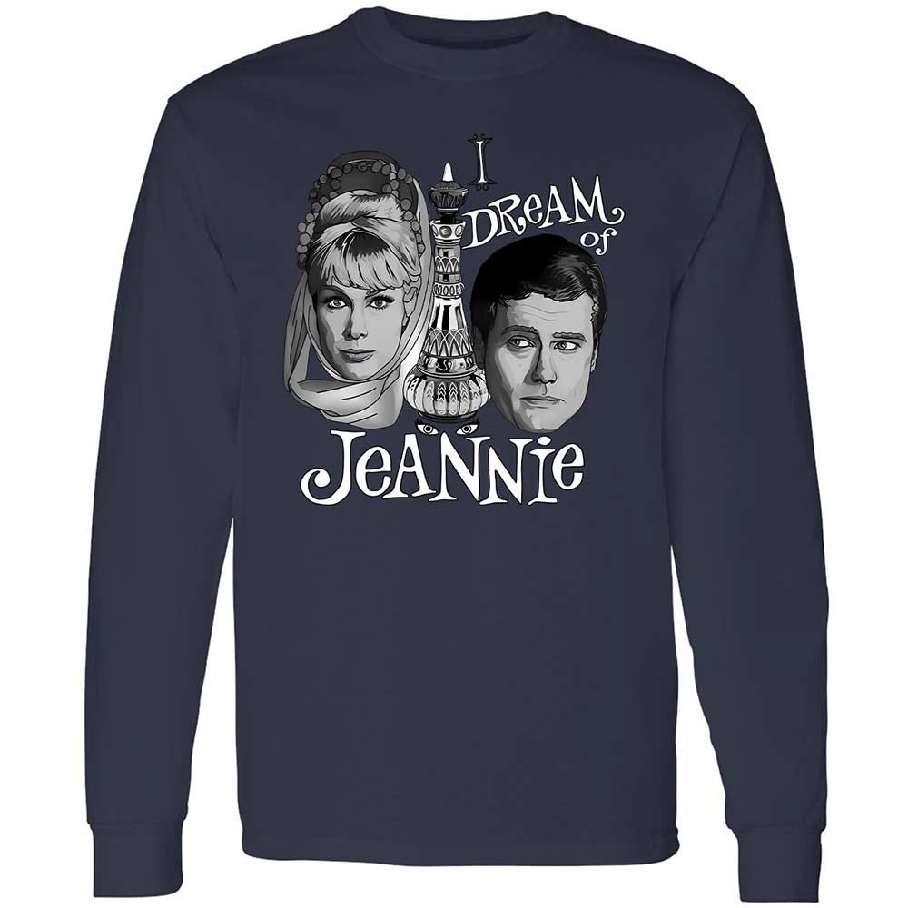 Long Sleeve T-Shirt - RJESR9LZ - Navy - 13