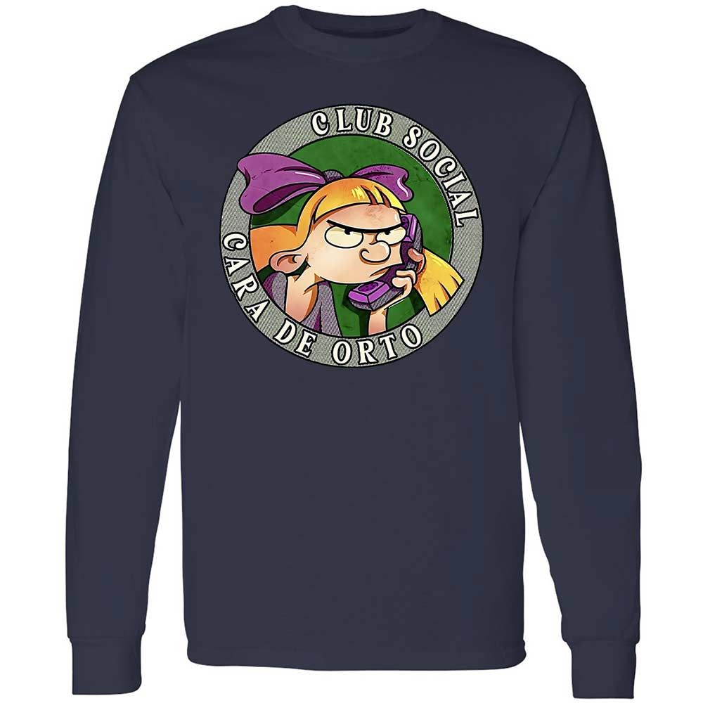 Long Sleeve T-Shirt - F1PJQCW7 - Navy - 13