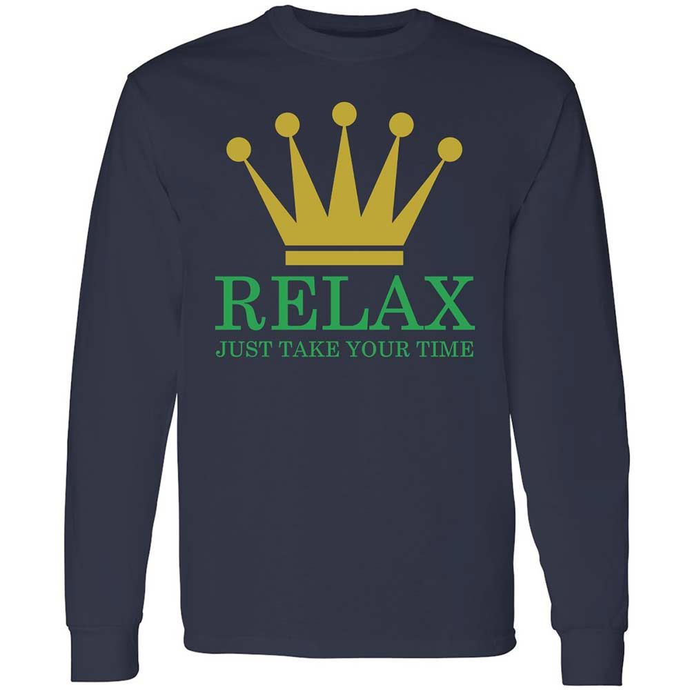 Relax Just Take Your Time - Navy - 13