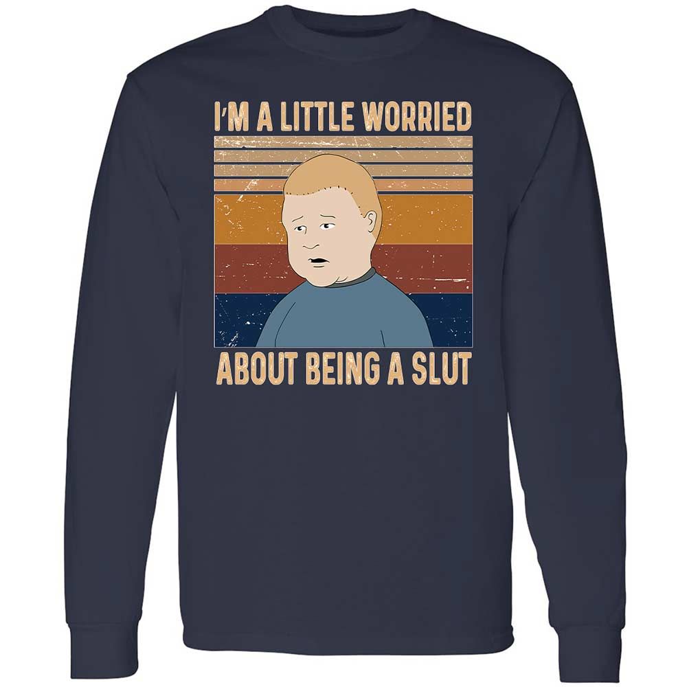 I'm a Little Worried About Being a Slut - Navy - 13