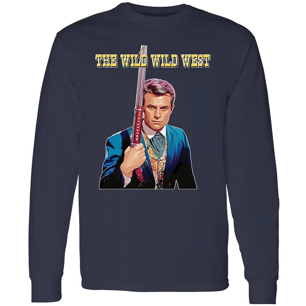 Long Sleeve T-Shirt - V51RYUA6 - Navy - 13