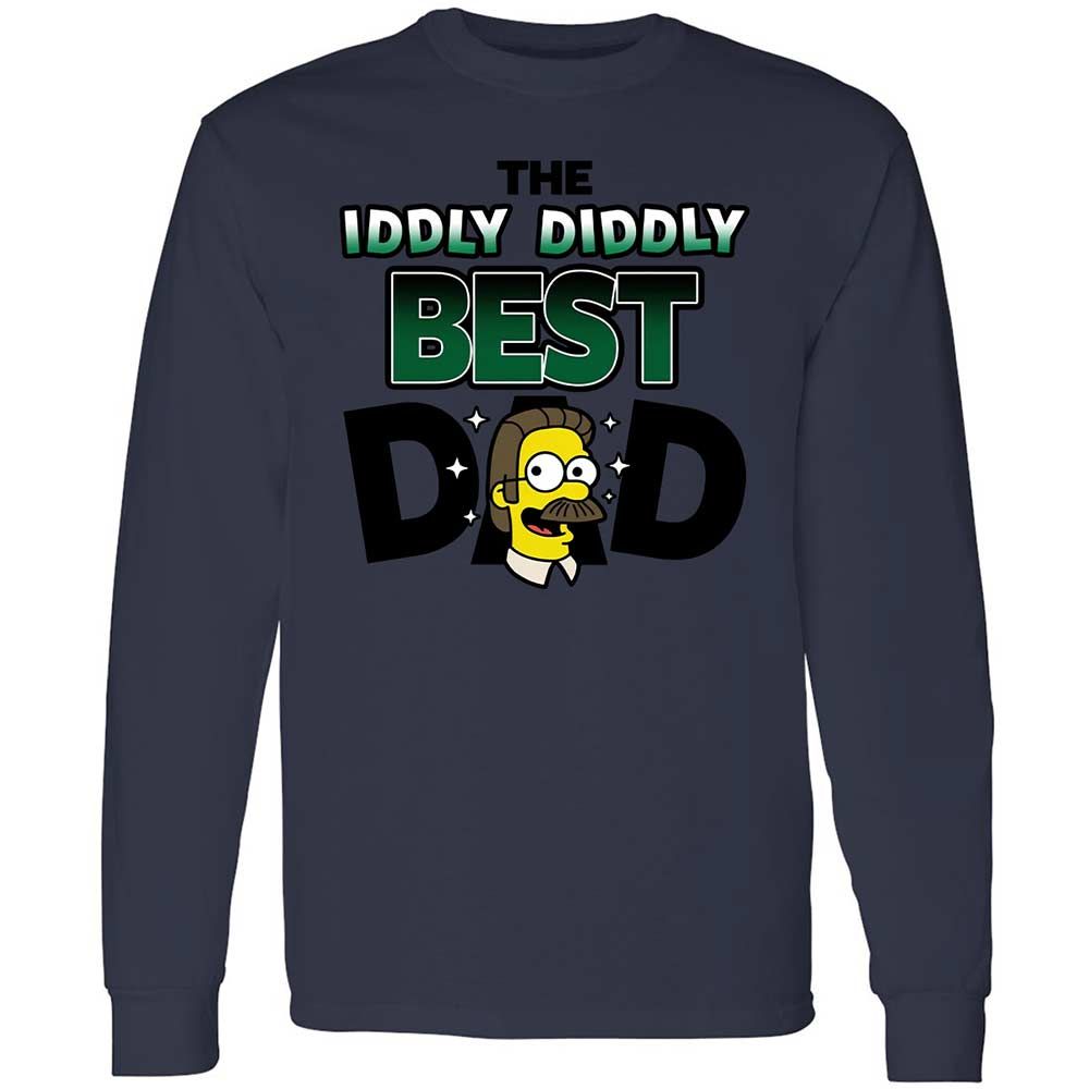 The Iddly diddly best dad - Navy - 13