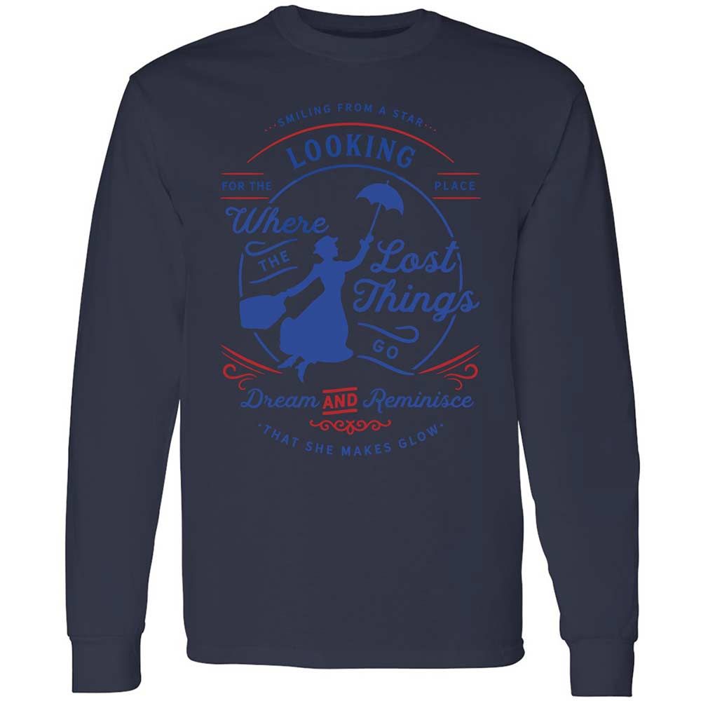 Long Sleeve T-Shirt - D8G1LR9V - Navy - 13