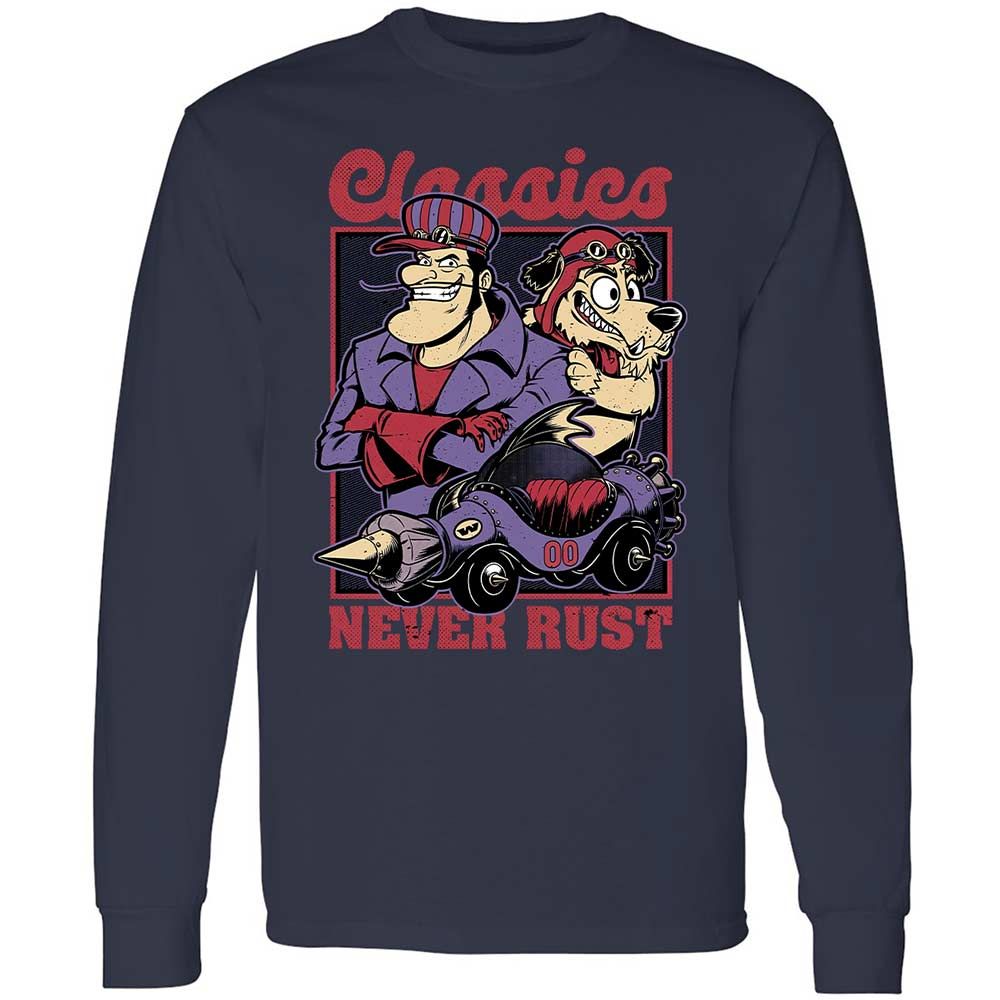 Long Sleeve T-Shirt - G85BX7B7 - Navy - 13