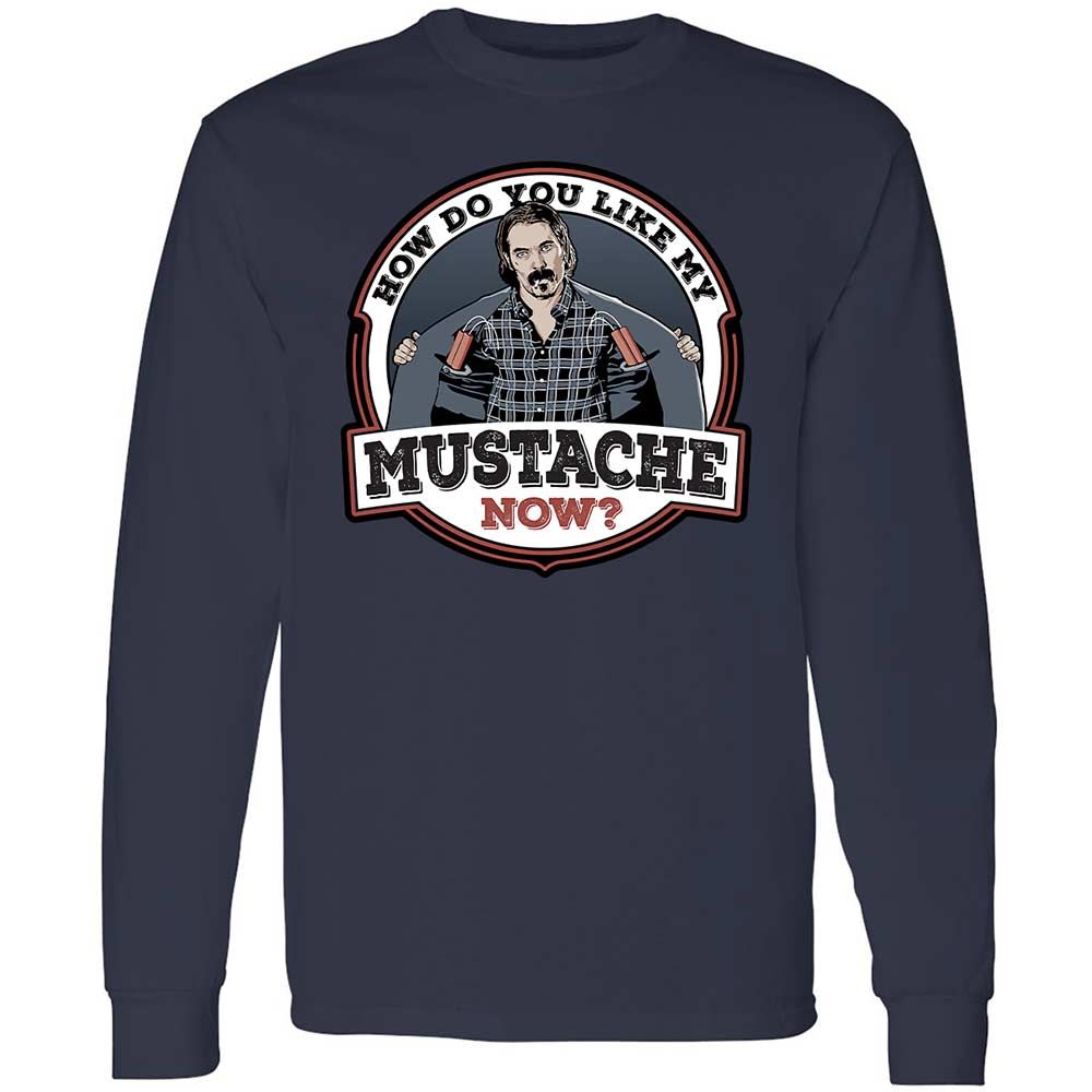 Long Sleeve T-Shirt - CS3XJPJY - Navy - 13