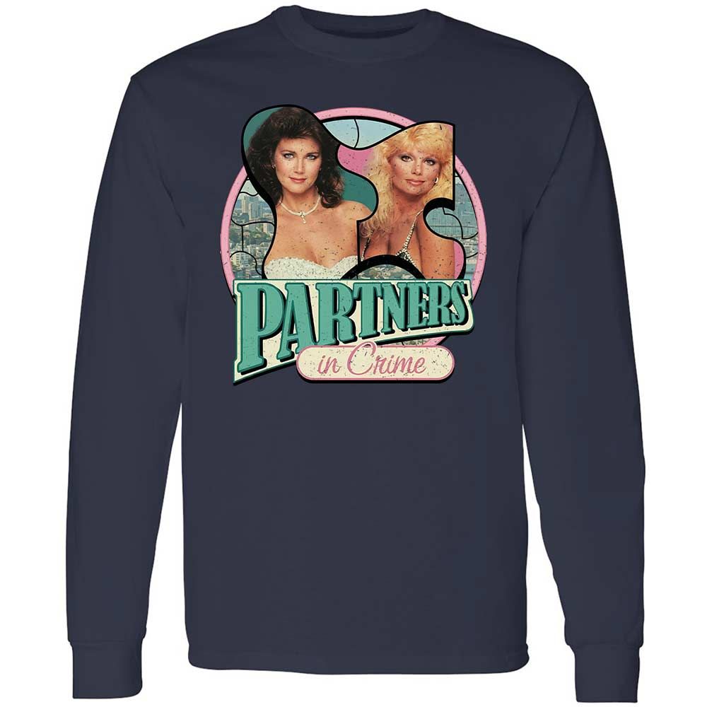 Long Sleeve T-Shirt - C1F7FWRV - Navy - 13