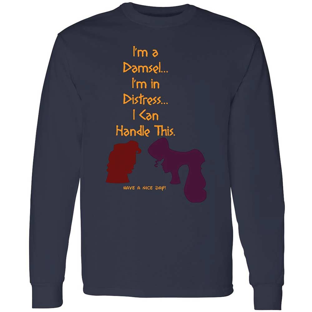 Long Sleeve T-Shirt - WVT8KECV - Navy - 13