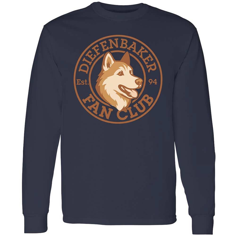Long Sleeve T-Shirt - 9G9KTCLP - Navy - 13