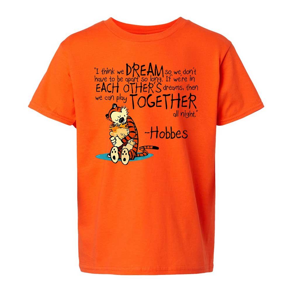 Calvin Hobbes Dreams - Orange - 13